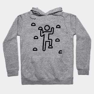 Rocking Climbing  Man Hoodie